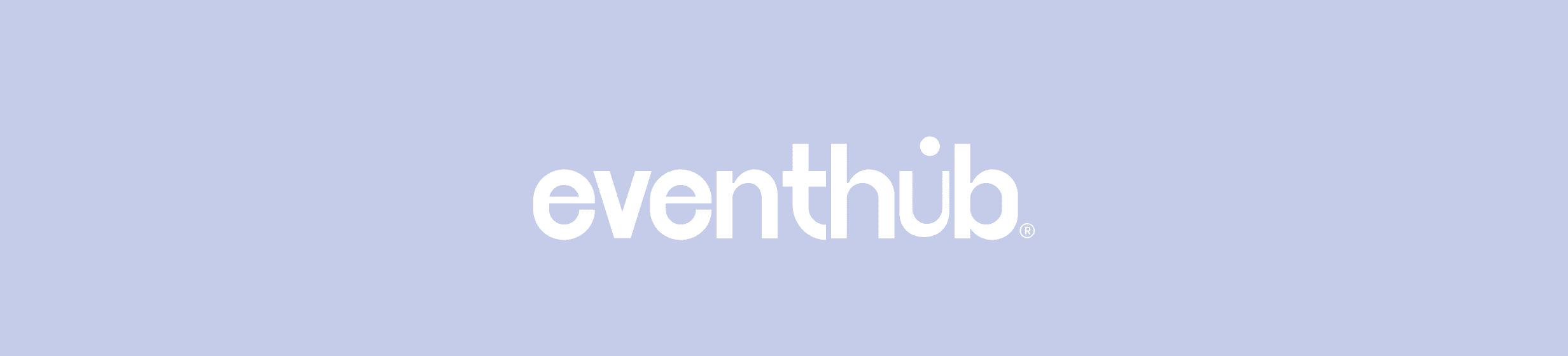 EHUB wordmark on a lavender background